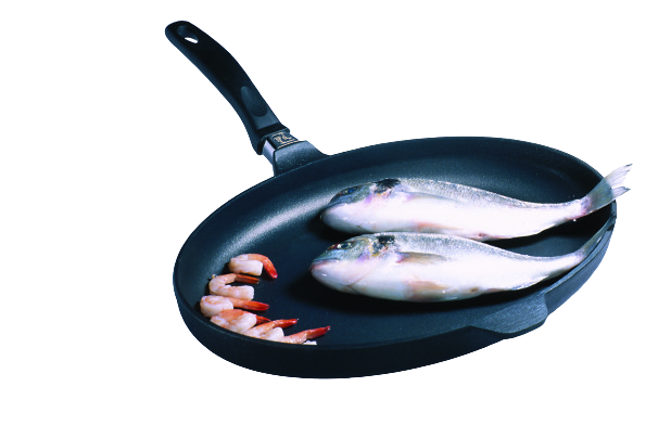 Fischpfanne 4cm hoch (41x27cm)