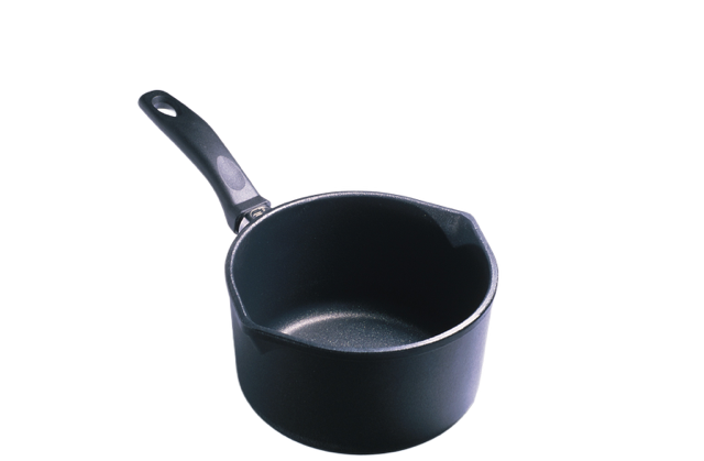 Stiel-Kasserolle aus Alu-Guss