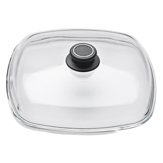 Glasdeckel für Eckpfannen und Töpfe