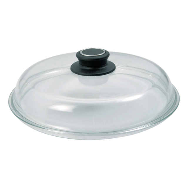 Premium Sicherheits-Glasdeckel für Pfannen Töpfe und Bräter aus Guss