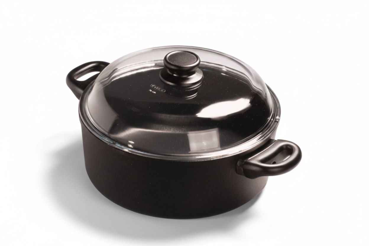 Premium Bratentopf 10cm hoch (Ø26-28cm)