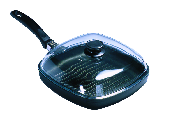 Sicherheits-Glasdeckel eckig (26-28cm)