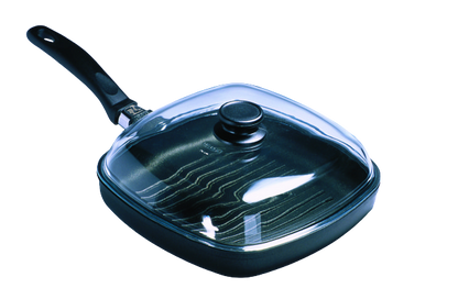 Sicherheits-Glasdeckel eckig (26-28cm)