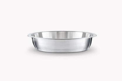 Edelstahl-Pfanne von Cookvision, opt. abnehmbare Griffe (Ø 20-28cm)