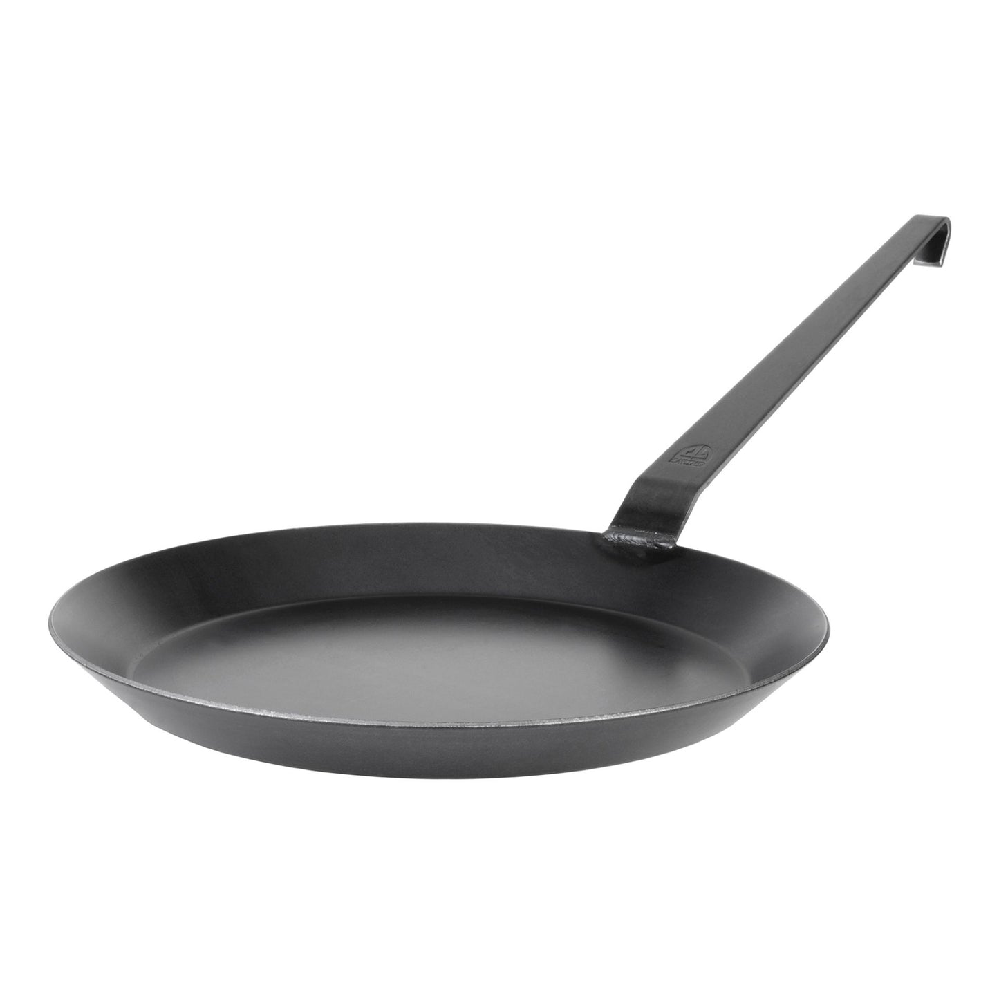Schmiedepfanne blank mit Hakenstiel (Ø32cm)